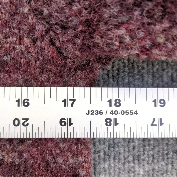 Knights Bridge Women's Pullover Knit Sweater Red Check Medium Crew Neck Vintage - Picture 12 of 12